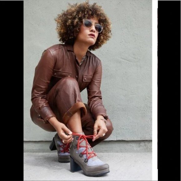 NIB SOREL Perfect Pairs Blake Waterproof Bootie, 8, Quarry Leather - Picture 2 of 8